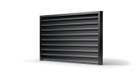 Zaunfeld Viola  150 cm x 100 cm Feld mit Systemschiene RAL 7016