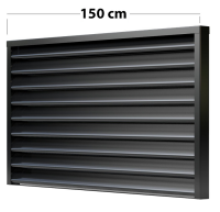 Zaunfeld Viola  150 cm x 140 cm Feld mit Systemschiene...
