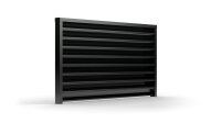 Zaunfeld Viola 200 cm x 160 cm mit Systemschiene RAL 9005