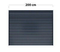 Zaunfeld Alumax L200 cm x H120 cm Feld mit Systemschiene...