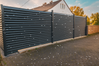 Zaunfeld Alumax L250 cm x Höhe ... cm mit Systemschiene