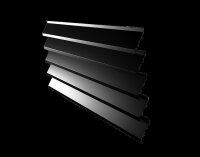 Zaunfeld Alumax L250 cm x H180 cm Feld mit Systemschiene RAL 7016