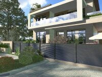 Zaunfeld Alumax L250 cm x H180 cm Feld mit Systemschiene RAL 7016