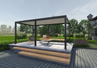 VKLux Double Layer Pergola Model Länge 3m x  Breite 3m