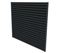 Zaunfeld AluLine L200 cm x H200 cm Feld mit Systemschiene...