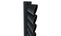 Zaunfeld AluLine L200 cm x H200 cm Feld mit Systemschiene RAL 7016