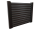 Zaunfeld AluLine L200 cm x H160 cm Feld mit Systemschiene RAL 7040