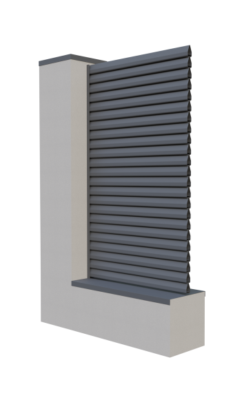 Zaunfeld Duplex L250 cm x H160 cm RAL 7016