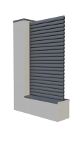 Zaunfeld Duplex L250 cm x H160 cm RAL 7016