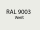 RAL 9003