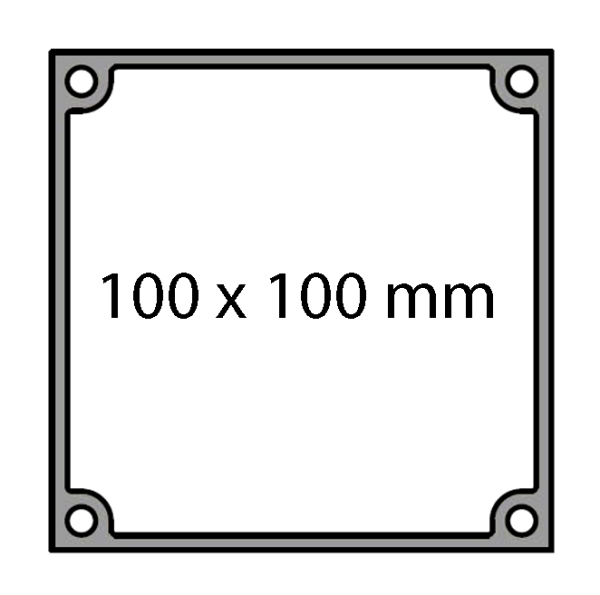 100 x 100 mm